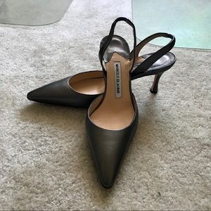 Manolo Blahnik Carolyne Mid-Heel 70mm